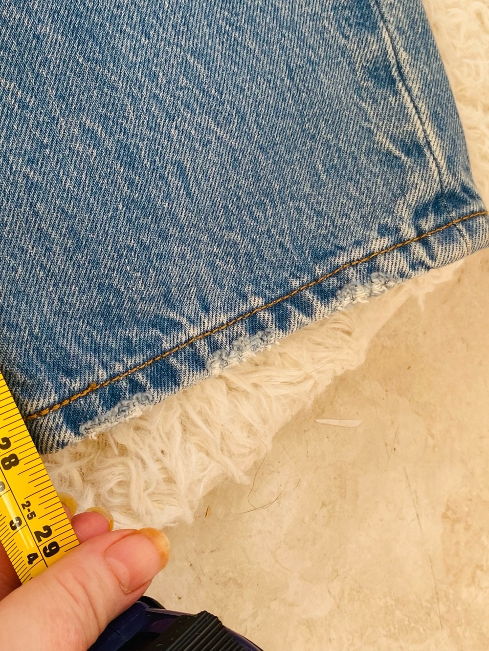 Levi’s Premium 501 Original Jeans High Rise Distressed Straight Leg NWT - Picture 10 of 13